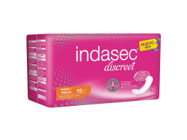 Imagen del producto Indasec discreet maxi 15uds + 5gatis