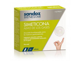 Imagen del producto Sandoz Bienestar Simeticona 125mg 20 sticks