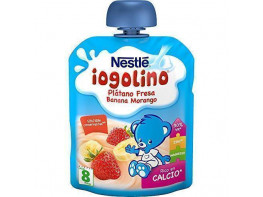Imagen del producto Nestlé Iogolino bolsitas plátano fresa 90g