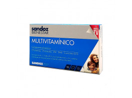 Imagen del producto Sandoz Bienestar Multivitamínico adulto 30 cápsulas