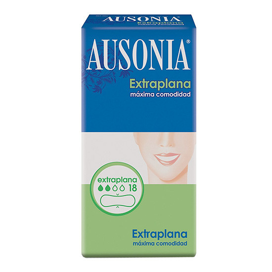 Imagen de Compresas ausonia extraplanas 18u
