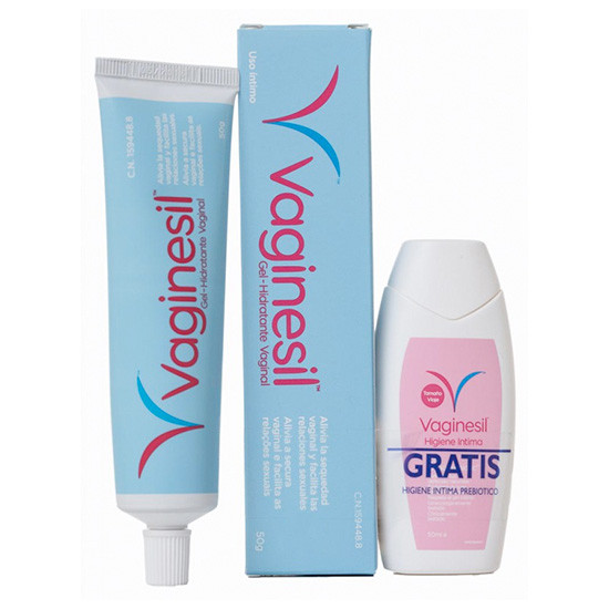 Imagen de Vagisil gel lubricante vaginal 50g + higiene íntima diaria sensitive viaje