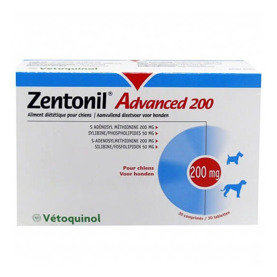 Imagen de Vetoquinol Zentonil advance 200 30 comprimidos