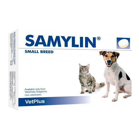 Imagen de Vetplus Samylin razas pequeñas 30 comprimidos