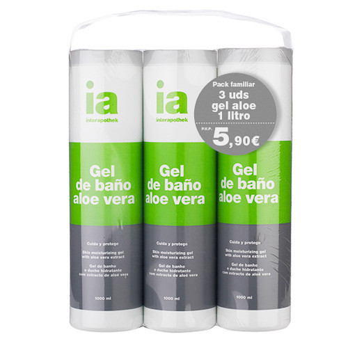 Imagen de Interapothek gel aloe vera 3x1000ml