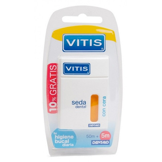 Imagen de Vitis Cinta dental Dentaid con cera + 10% GRATIS