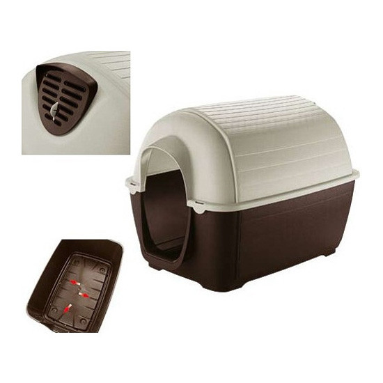 Imagen de Ferplast caseta plastico kenny 07 80x111,4x80cm