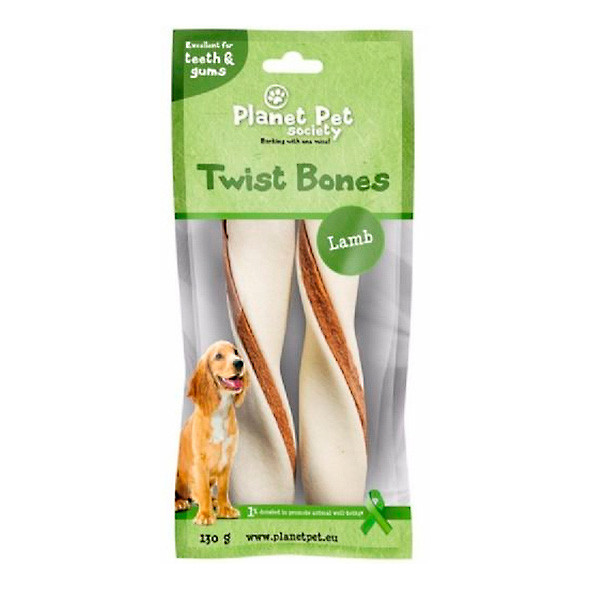 Imagen de Planet Pet Pps lamb twist bone 16cm, 2 pcs, 130 g
