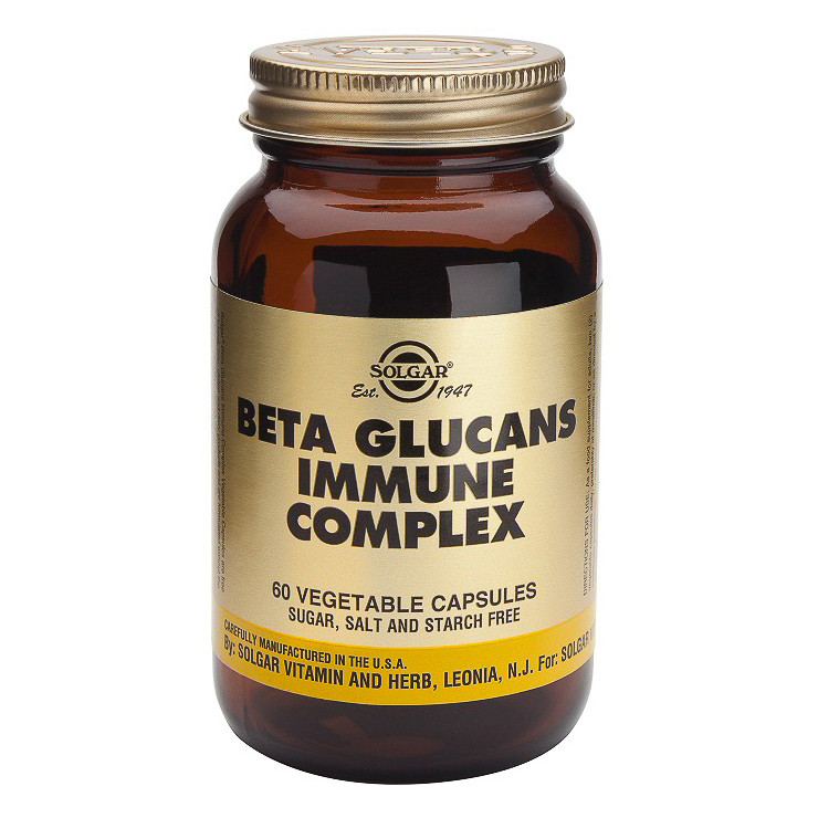 Imagen de Solgar Beta glucanos complex 60 cápsulas