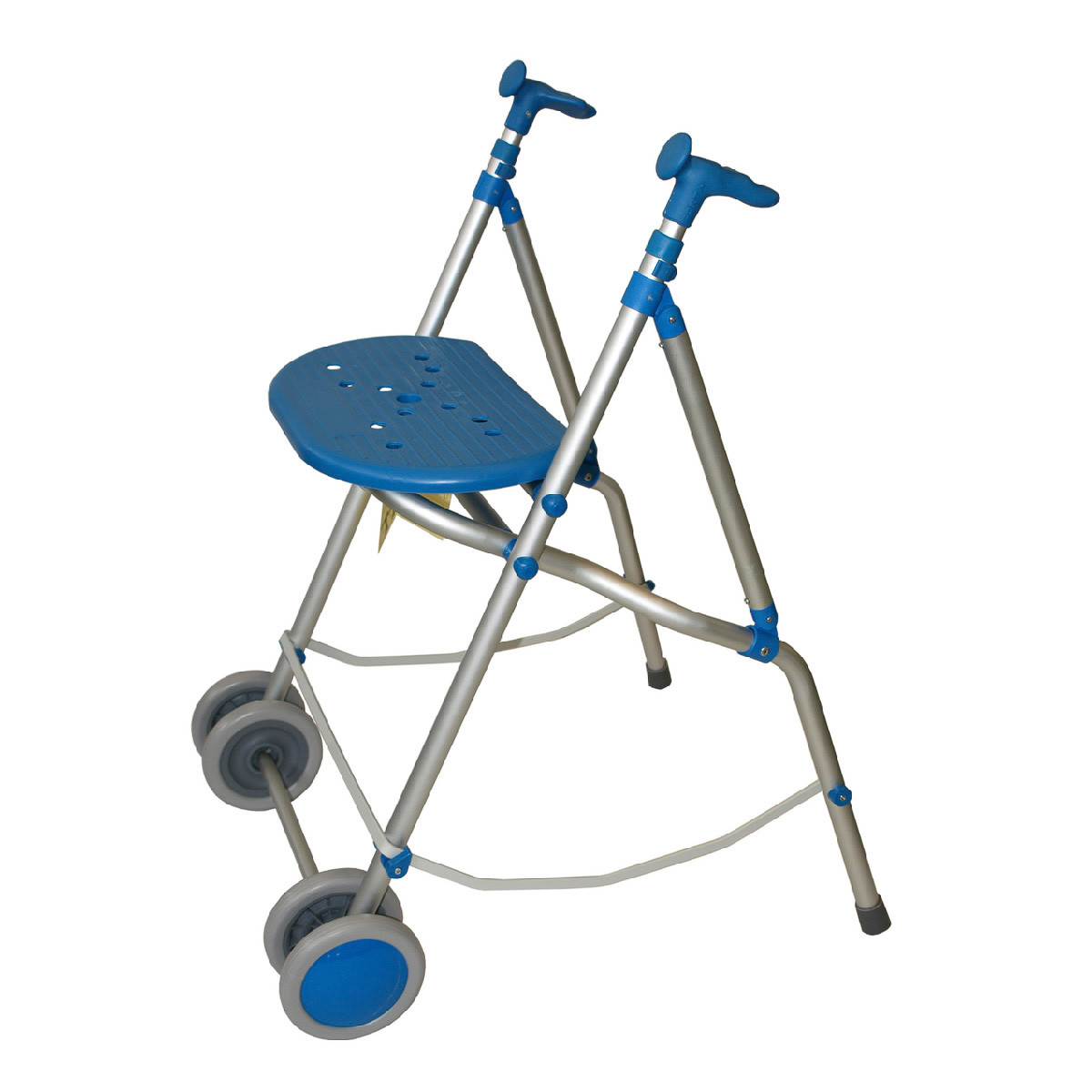 Imagen de ANDADOR RUEDAS C/ASIENTO COL AZUL ARA-C