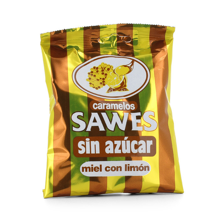 Imagen de CARAMELOS SAWES MIEL - LIMON S/AZ BOLSA