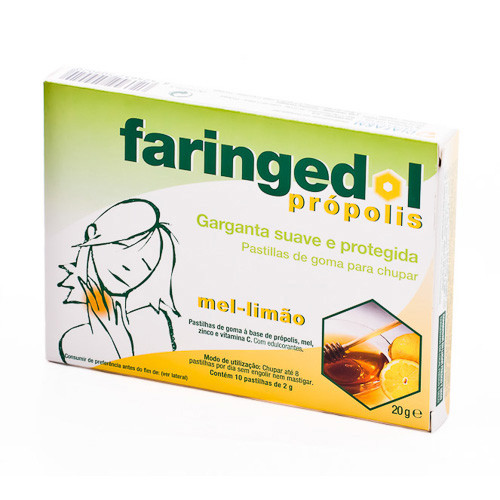 Imagen de FARINGEDOL MIEL - LIMON 10 PASTILLAS