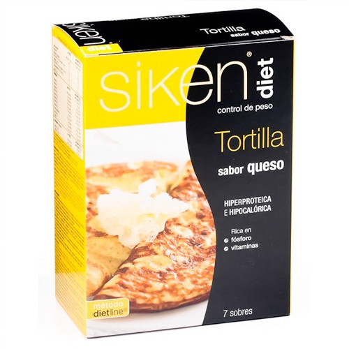 Imagen de SIKENDIET TORTILLA DE QUESO 7 SOBRES