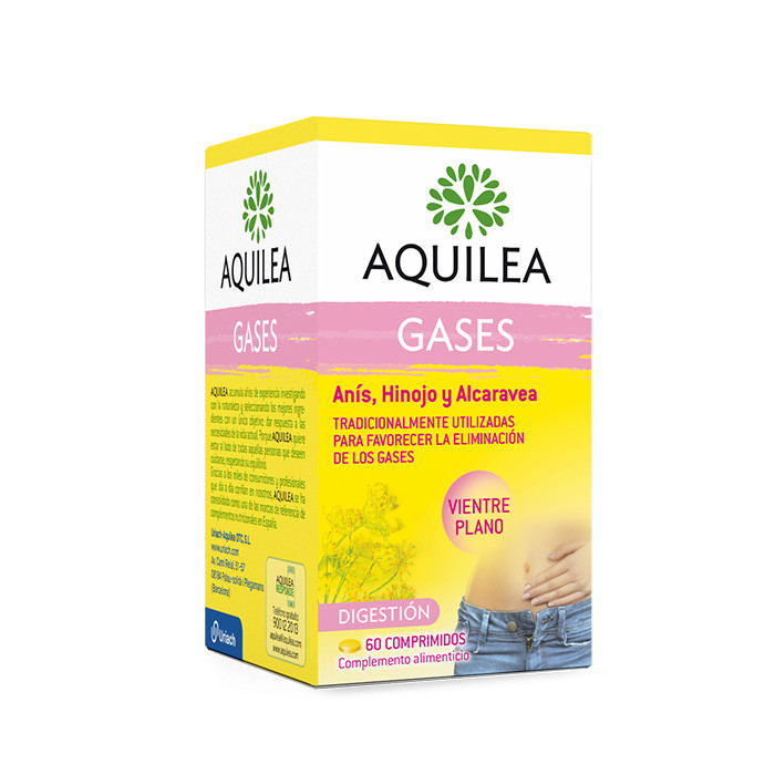 Imagen de Aquilea Gases vientre plano 60 comprimidos