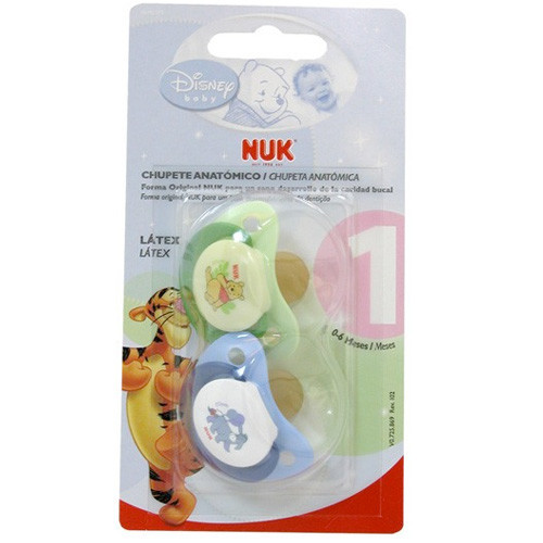 Imagen de Nuk Nukete chupete Disney tetina látex talla 1 2uds