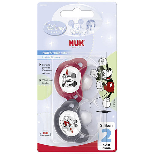 Imagen de Nuk Nukete chupete silicona Disney talla 2 2uds