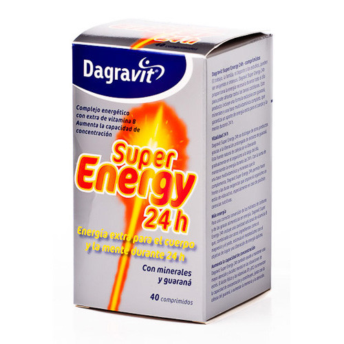 Imagen de Dagravit super energy 24h 40 comprimidos