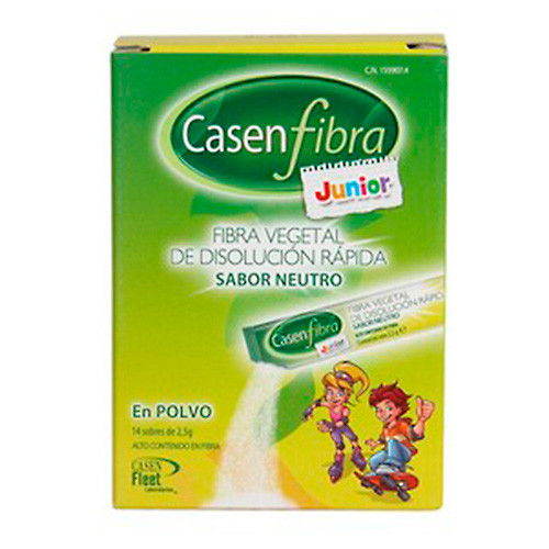 Imagen de CasenFibra Junior Fibra Vegetal Polvo Sabor Neutro 14 sticks