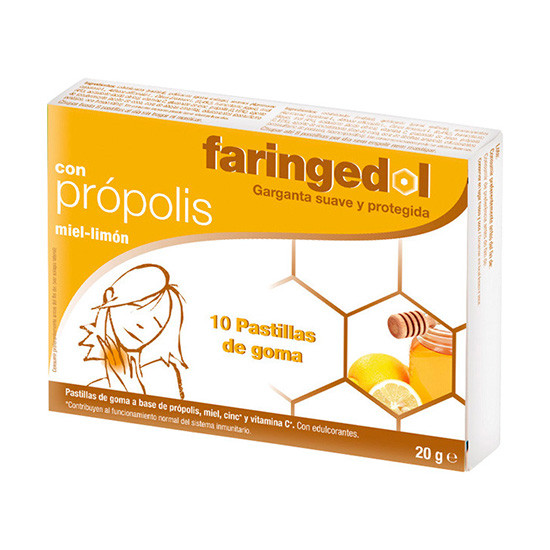 Imagen de FARINGEDOL MIEL 20 PASTILLAS