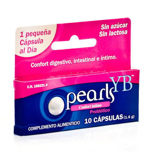 Imagen de PEARLS YB 10 CAPSULAS PROBIOTICO     DHU
