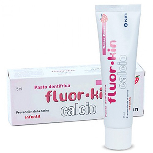 Imagen de FLUORKIN CALCIUM PASTA DENTAL FRESA 75ML
