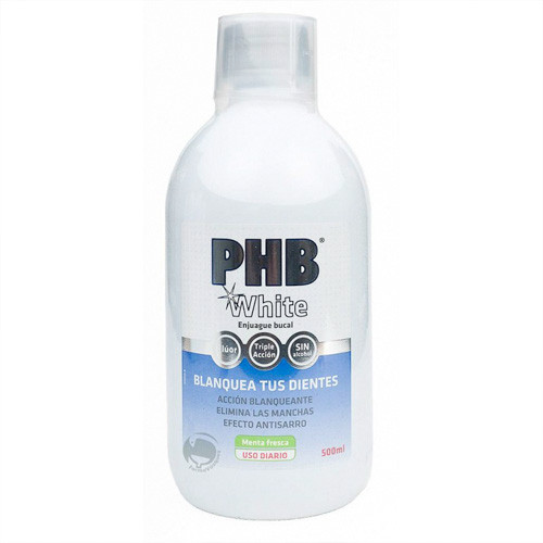 Imagen de PHB WHITE ENJUAGUE BUCAL 500 ML