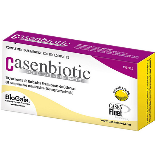 Imagen de Casenbiotic Limón 30 comprimidos