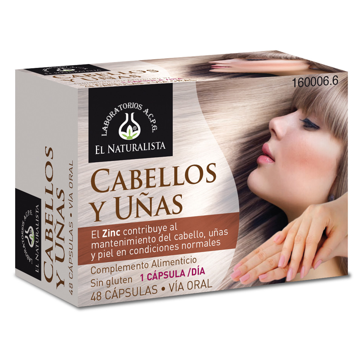 Imagen de EL NATURALISTA CABELLO Y UÑAS 48 CAPS