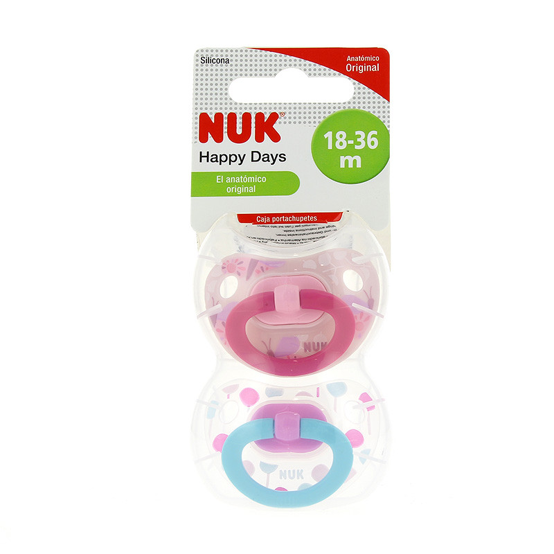 Imagen de Nuk Happy Days chupete anatómico talla 3 2u