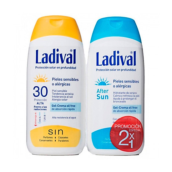 Imagen de Ladival sens-alerg crema f30 200+aftersu