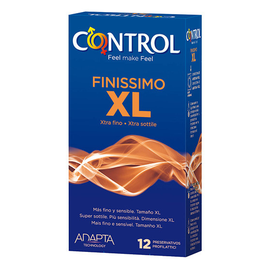 Imagen de Control preservativo finissimo XL 12uds