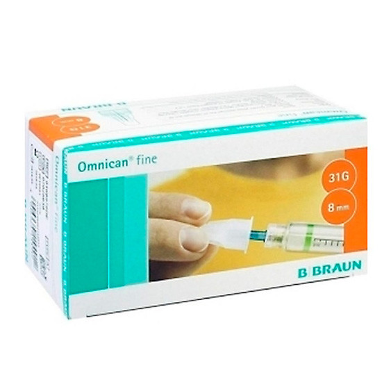 Imagen de Agujas omnican fine 31gx8mm r/931g08s41