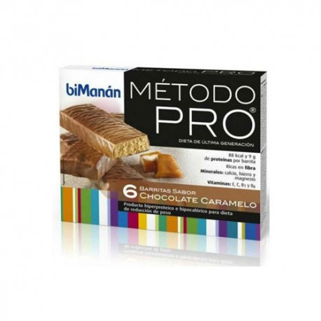 Imagen de BIMANAN PRO BARRITAS CARAMELO 6 UDS