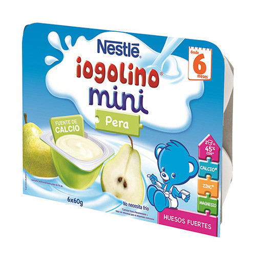 Imagen de Nestle Yogolino mini pera 6x60g