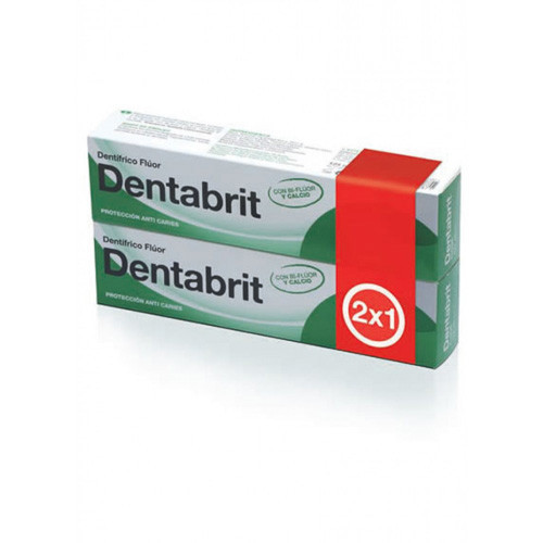 Imagen de DENTABRIT PASTA DENTAL FLUOR 75ML. 2X1
