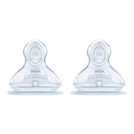 Imagen de Nuk tetina first choice+ 2L silicona 2u