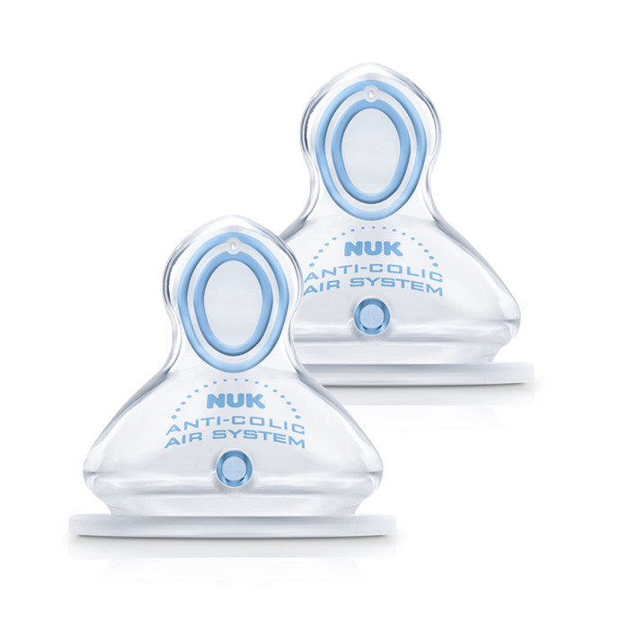 Imagen de Nuk Tetina first choice silicona talla 1 orificio L 2uds