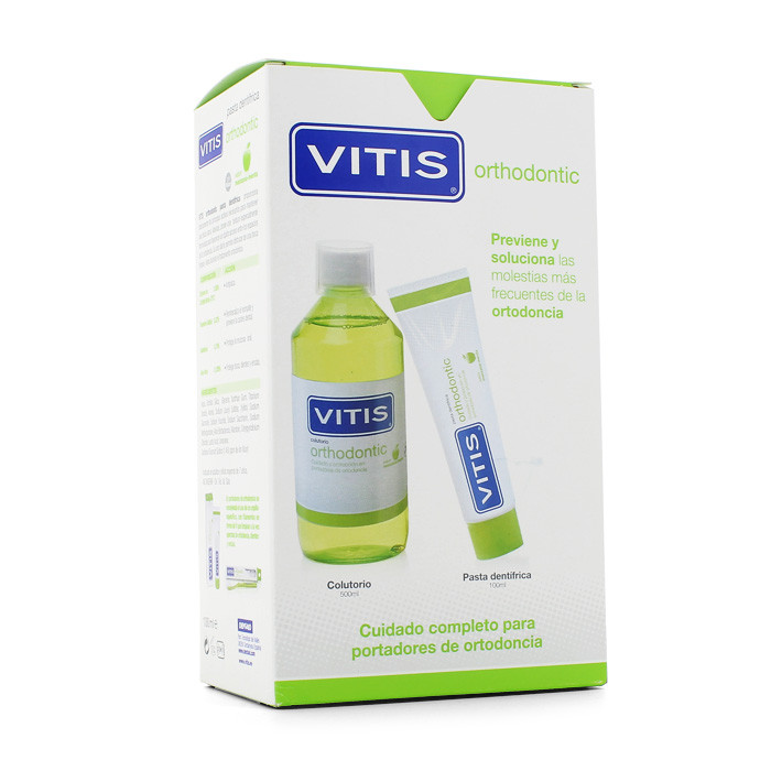 Imagen de Vitis Orthodontic pasta 100ml + Colutorio 500ml