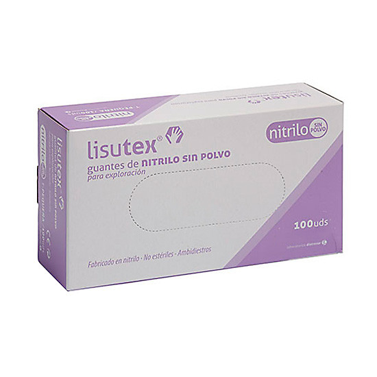 Imagen de GUANTEX LISUTEX NITRILO S/P T/P 100UND.
