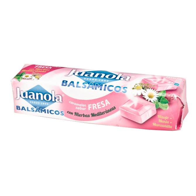 Imagen de Juanola caramelos balsámicos fresa y vitamina C 30gr