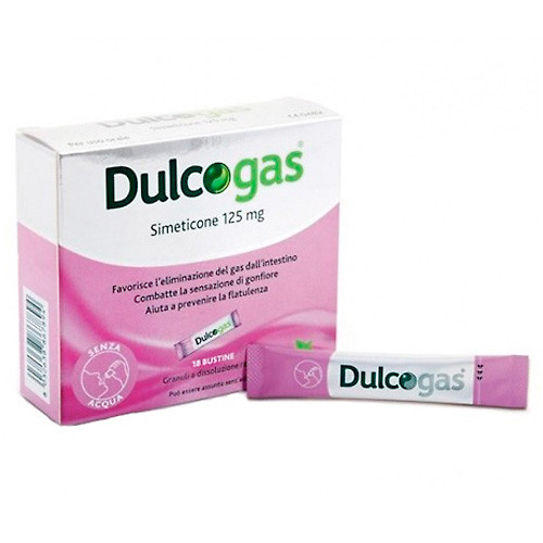 Imagen de DULCOGAS 125 MG 18 SOBRES MONODOSIS