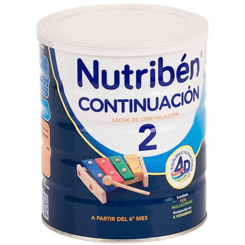 Imagen de Nutribén Continuación Pro-Alfa 2, Leche infantil desde los 6 meses 800g