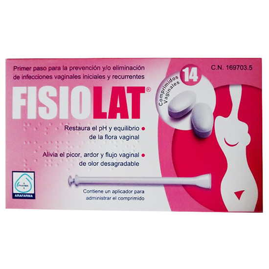 Imagen de FISIOLAT 250 MG 14 COMPRIMIDOS