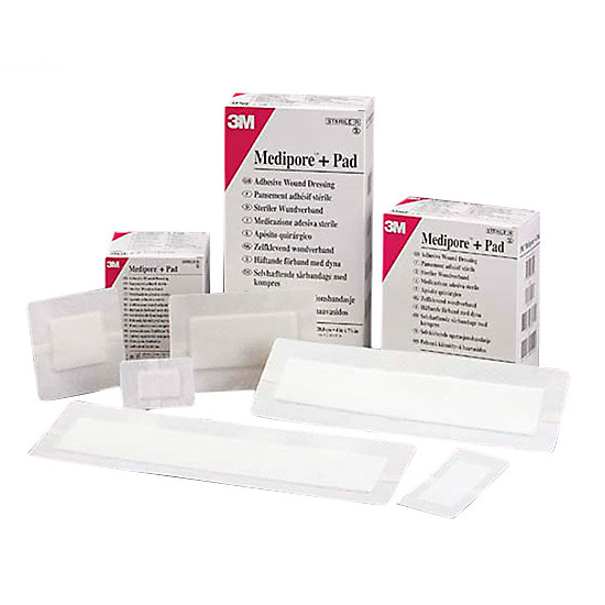 Imagen de Medipore+pad 5 cm x 7,2 cm 10 apositos