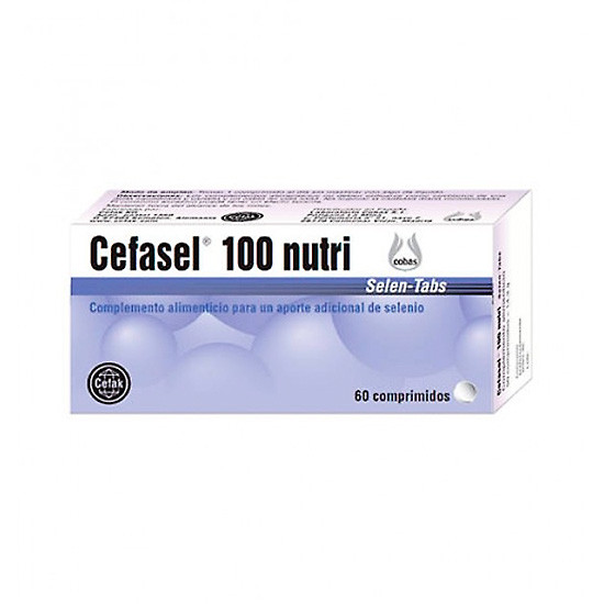 Imagen de CEFASEL 100 NUTRI 60 COMPRIMIDOS