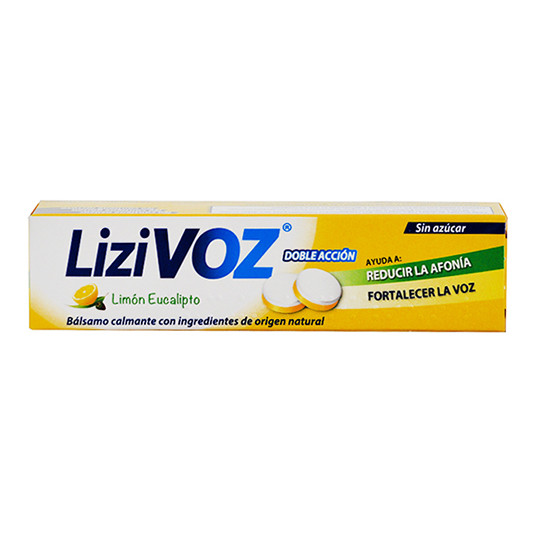 Imagen de Lizivoz limon eucalipto 18 pastillas