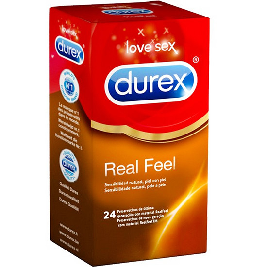 Imagen de Durex preservativo sensitivo real feel sin latex 24uds