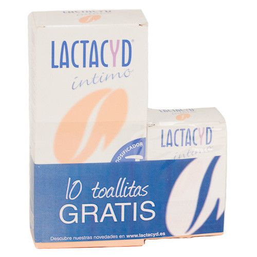 Imagen de Lactacyd intimo gel 400ml+10 toallitas
