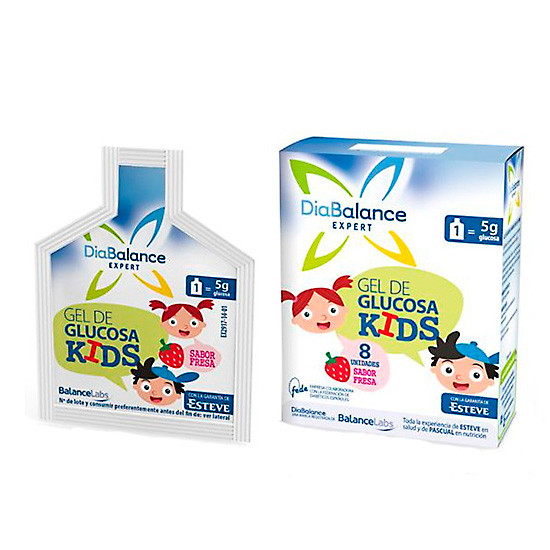 Imagen de DIABALANCE GEL GLUCOSA PEDIATRICO 8 UDS