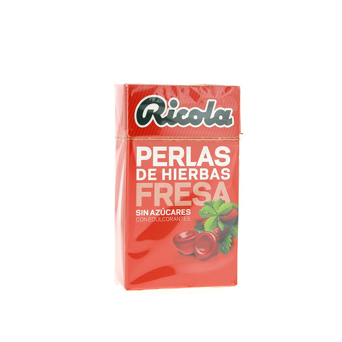 Imagen de RICOLA PERLAS FRESA-MENTA S/A 25 G..